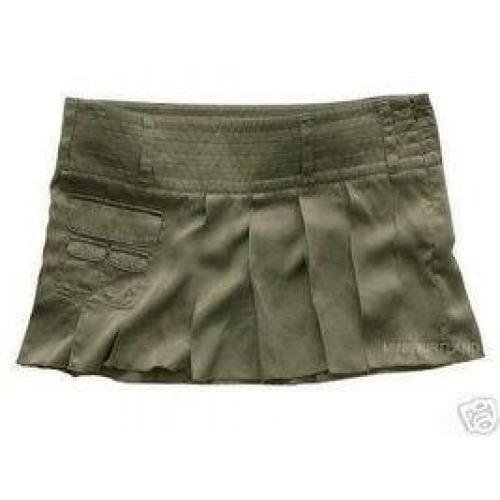 Sexy Hollister Vintage Silk Pleated Mini Skirt Miniskirt NWT